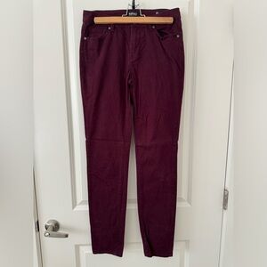 Buffalo David Bitton HOPE Mid-rise/Stretch Skinny Pant, burgundy - 6/28 Tall
